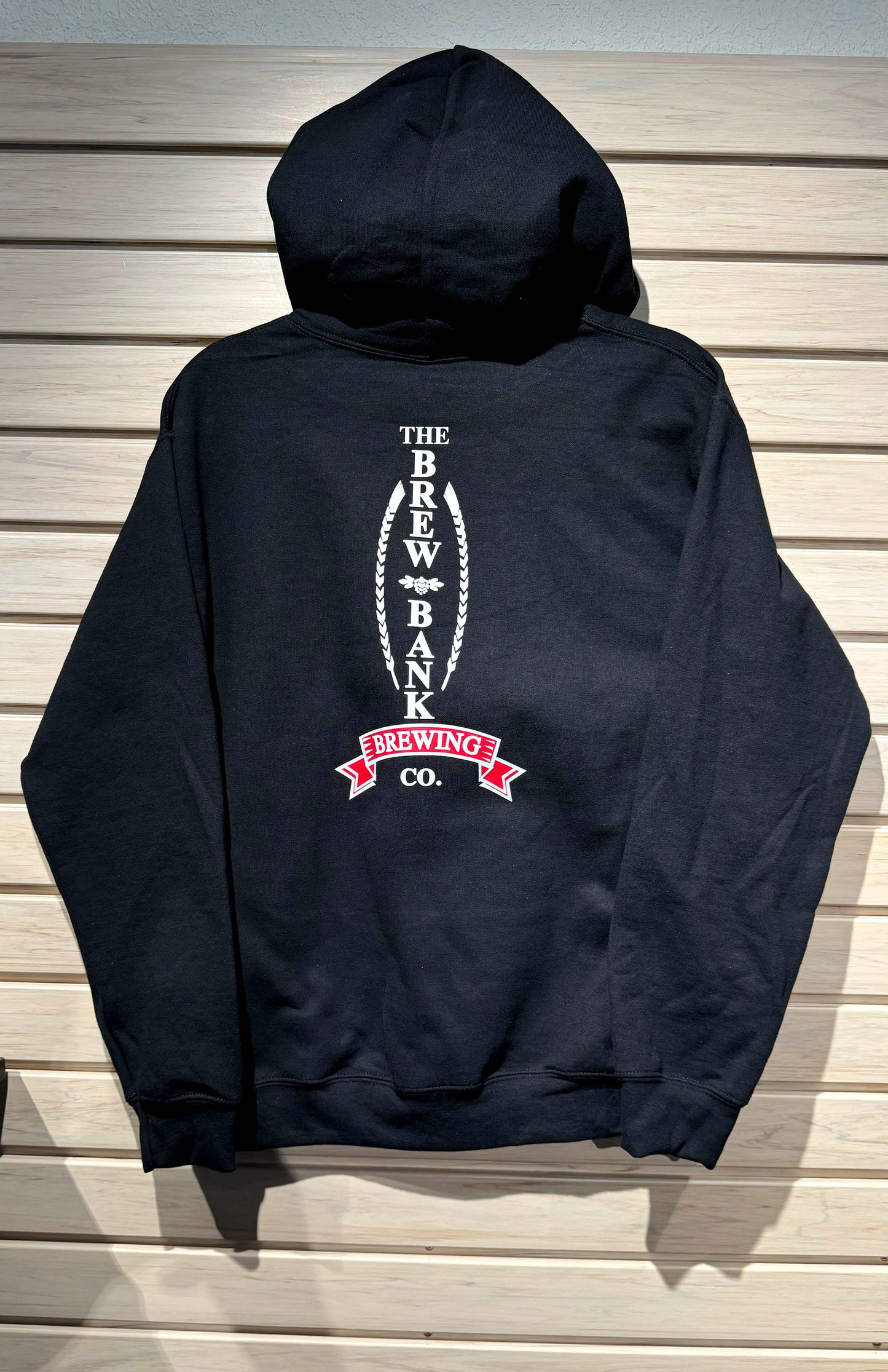 Brew Bank Hooded Sweatshirt, Black