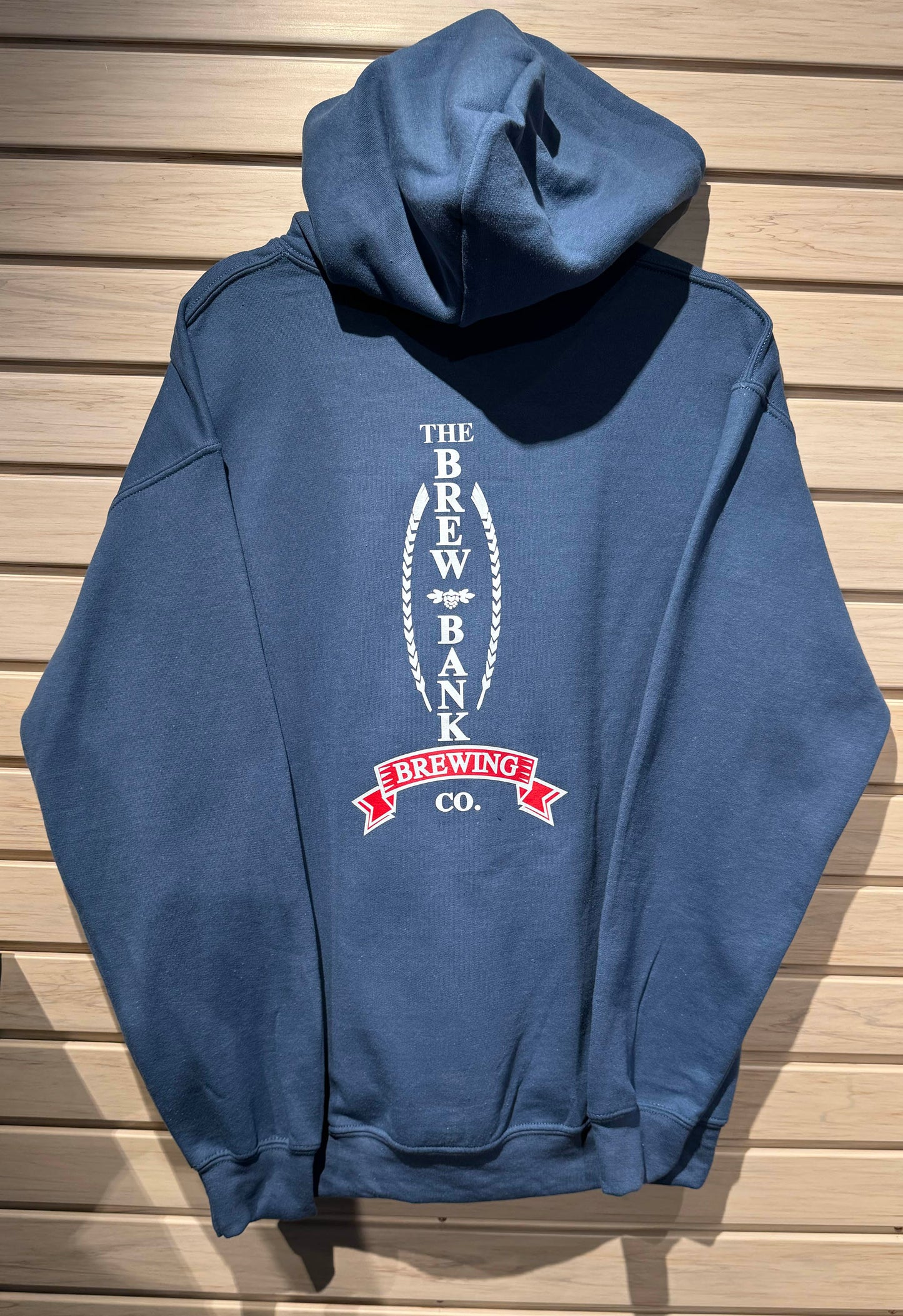 Brew Bank Hooded Sweatshirt, Blue