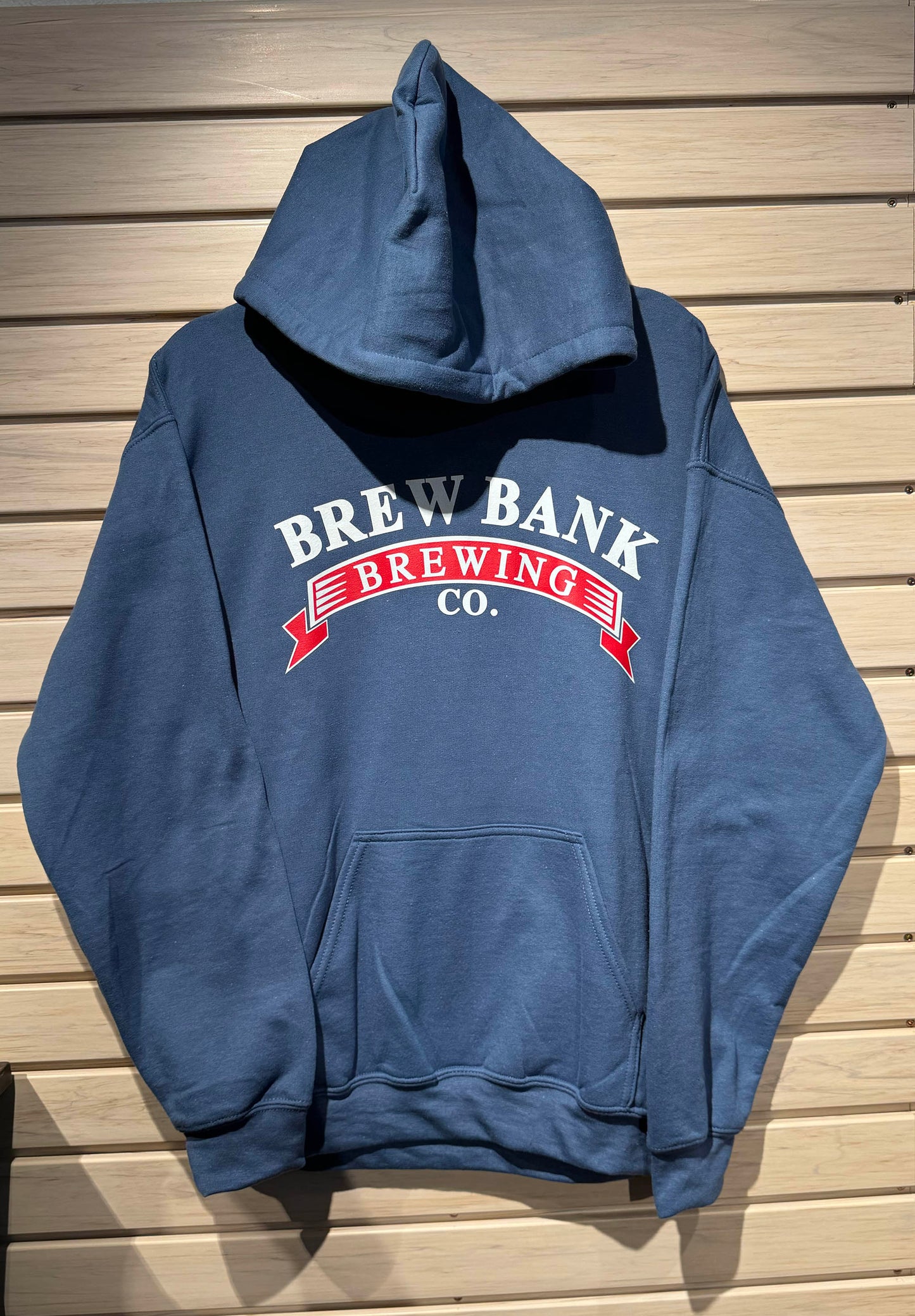 Brew Bank Hooded Sweatshirt, Blue