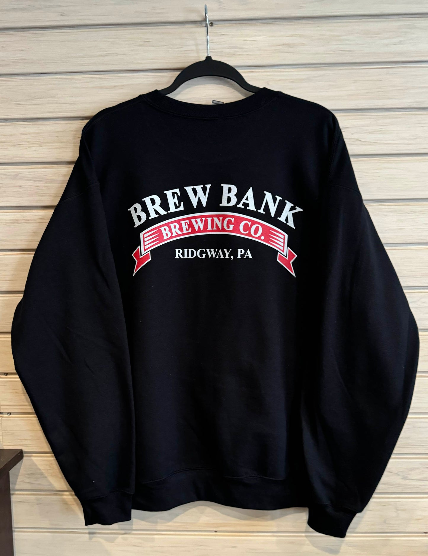 Brew Bank Crewneck Sweatshirt Black