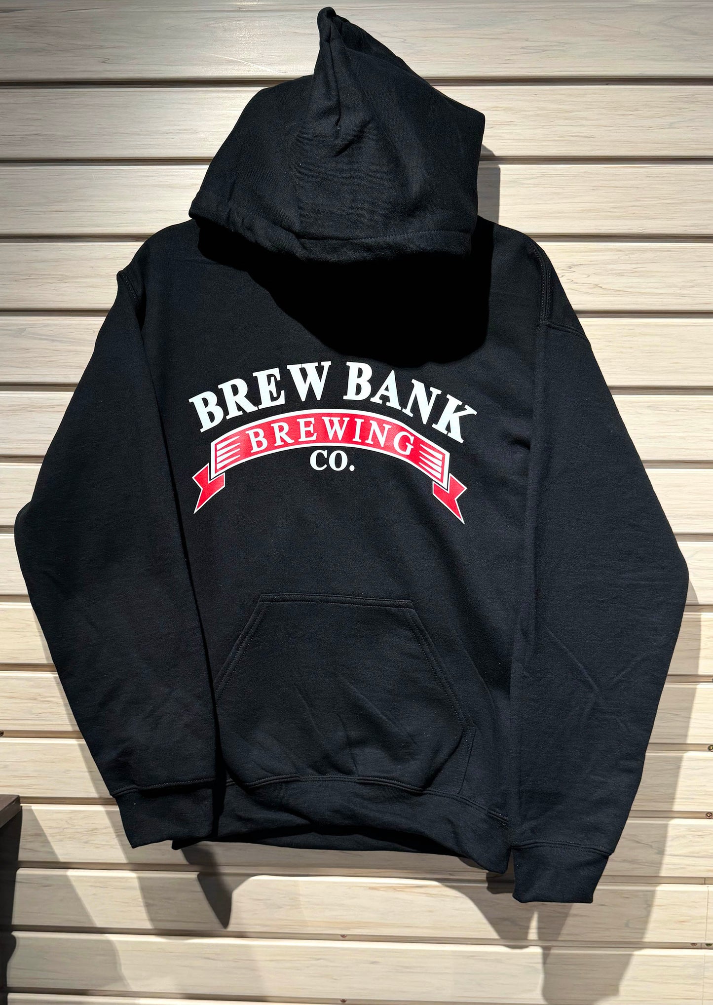 NEW LOGO Brew Bank Hooded Sweatshirt, Black