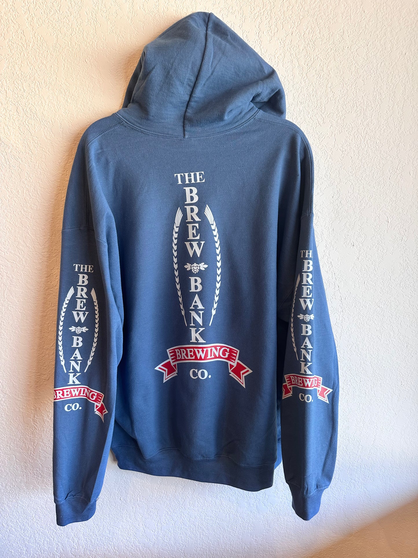 Brew Bank Hooded Sweatshirt, Blue